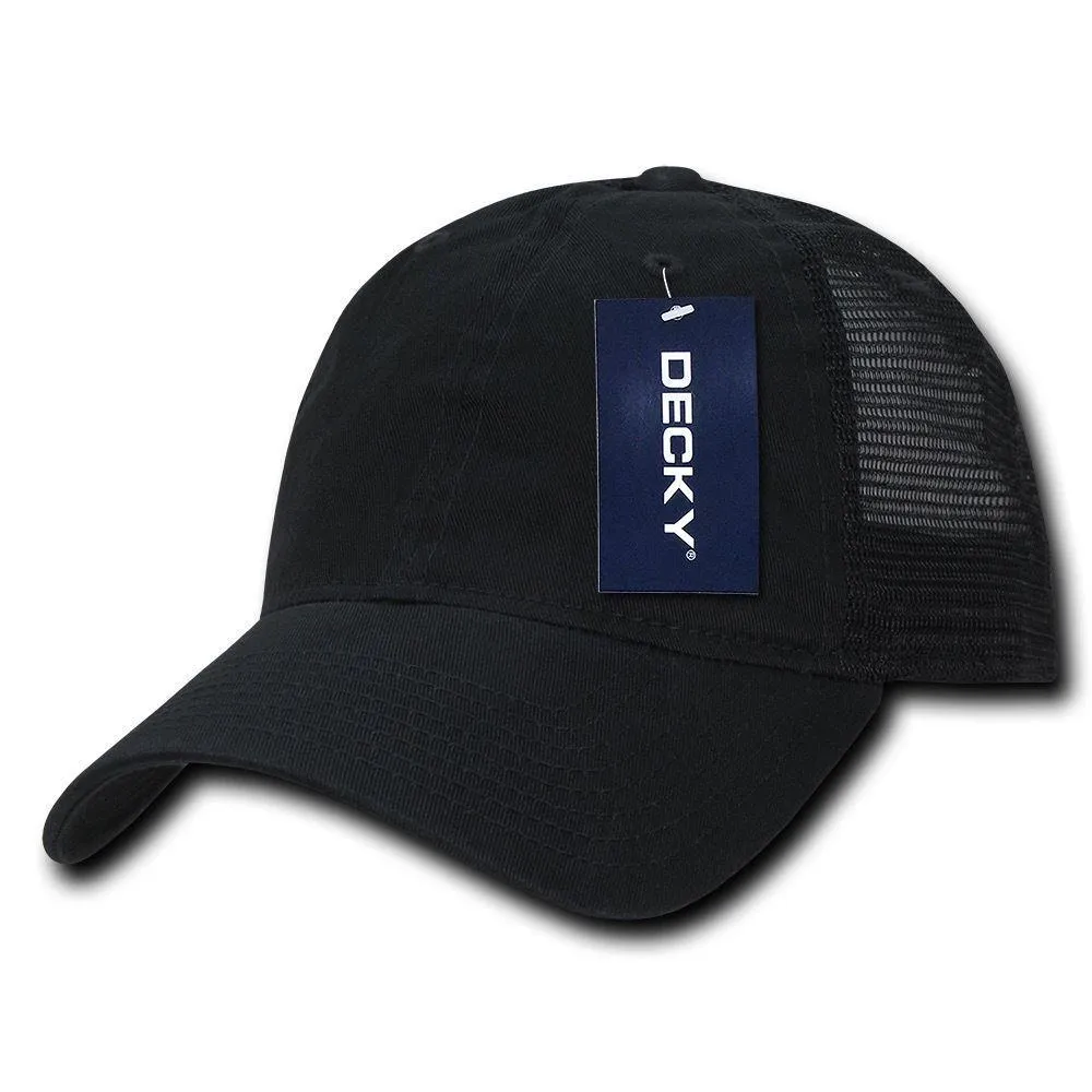 1 Dozen Decky Cotton Relaxed Trucker Baseball Caps Hats Wholesale Bulk