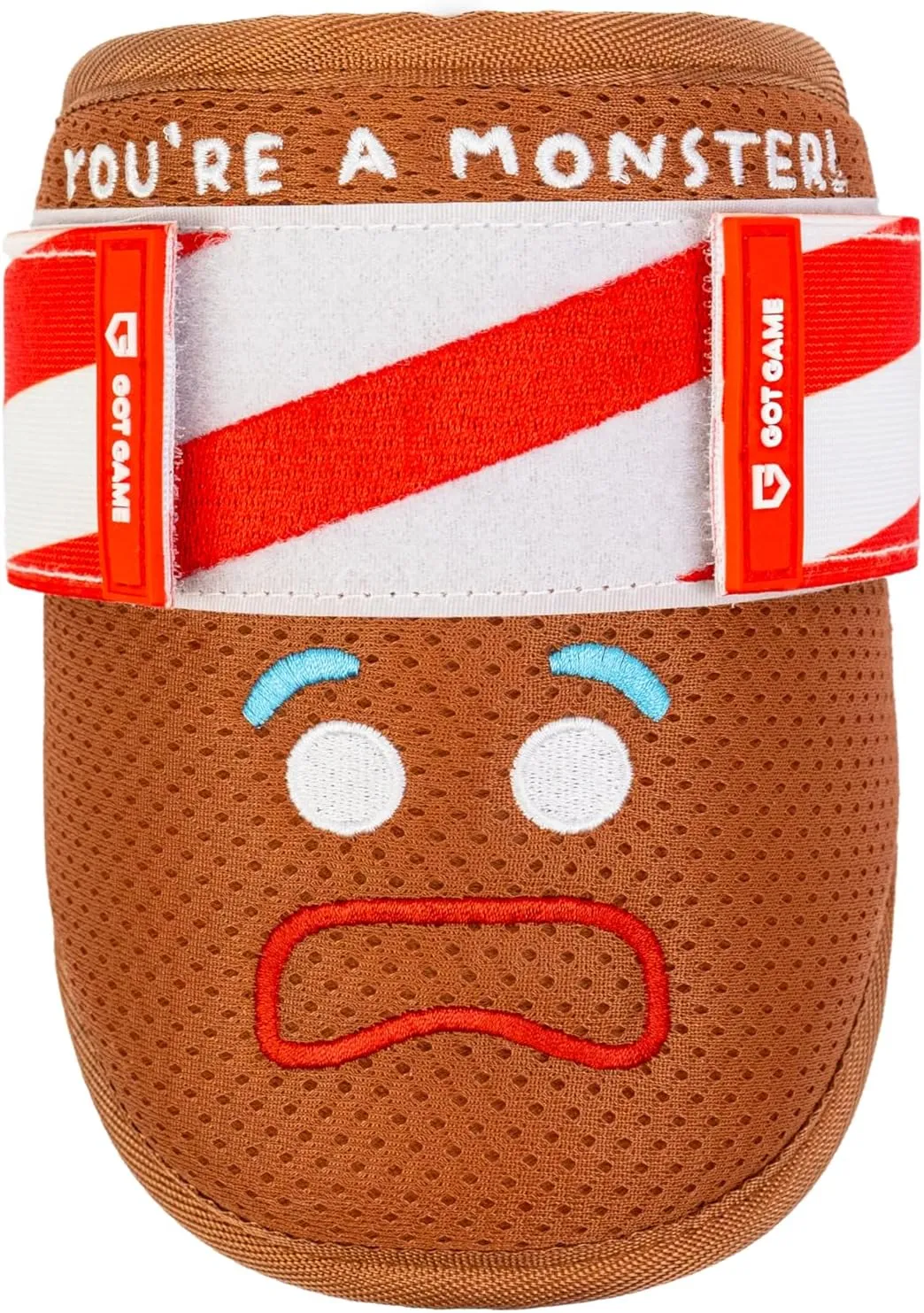 Baseball Elbow Guard Protection Pad, Gingerbread Design, Youth and Adult Sizes