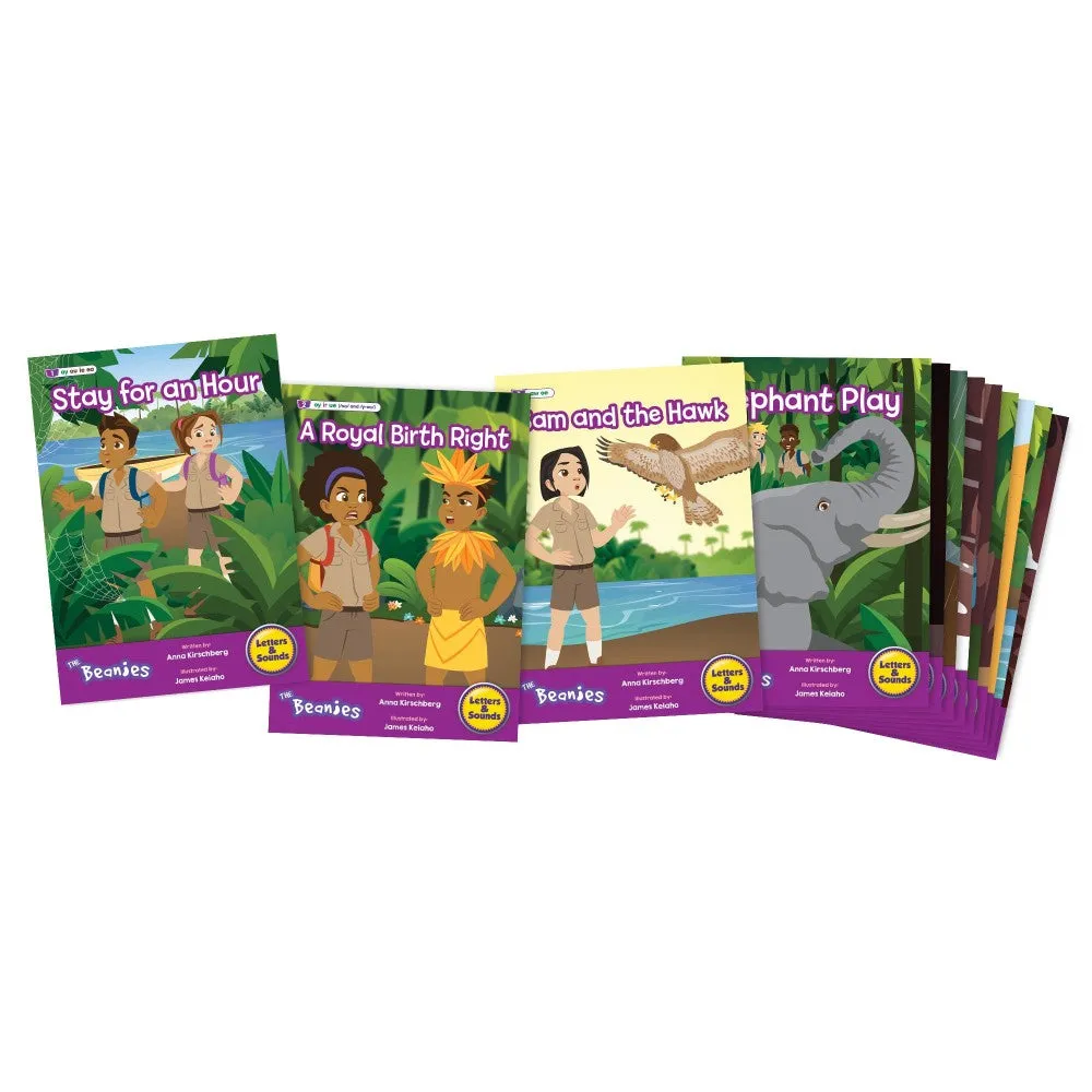 Beanstalk Books: The Beanies Hi-Lo Diversity Decodables - 20 Book Set, Phase 5