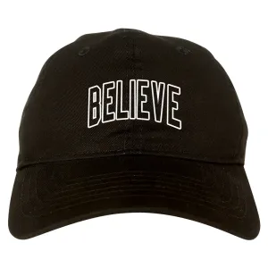 Believe Outline Mens Dad Hat