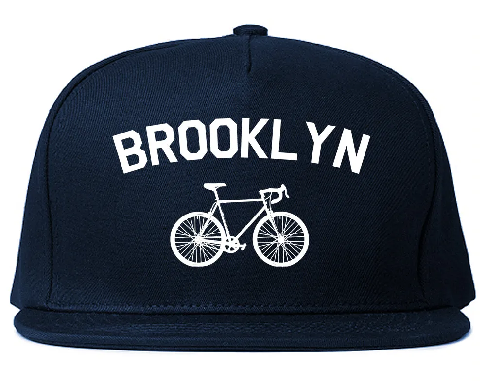 Brooklyn Vintage Bike Cycling Mens Snapback Hat