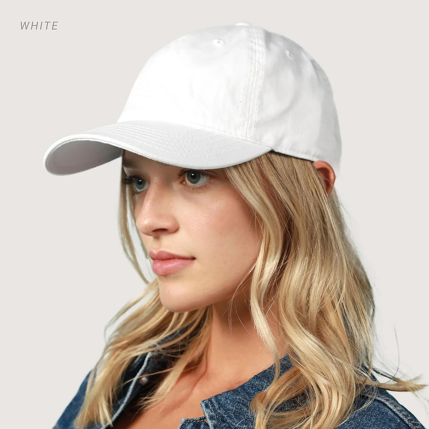 CHOK.LIDS Everyday Premium Dad Hat Unisex Cotton Baseball Cap for Men and Women Adjustable Lightweight Polo Style Curved Brim