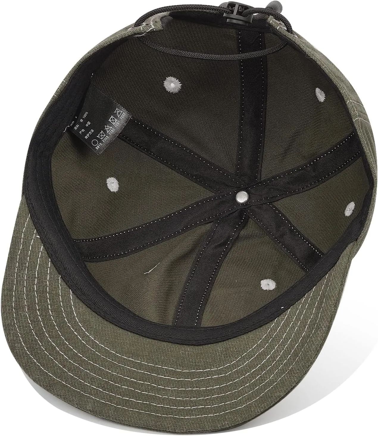 Croogo Short Brim Baseball Cap Flat Trucker Hat Adjustable Sun Hat Soft Brim Dad Hats Running Golf Caps Short Bill Hiphop Cap