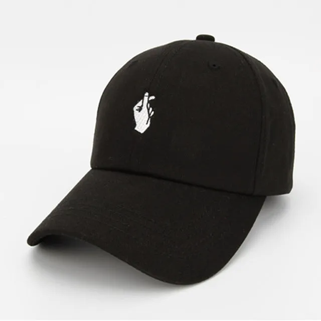 Fashion Cotton Hand Rose OK Love Gestures Finger Snapback Hats Caps Baseball Caps For Men Women Adjustable Adult Cap
