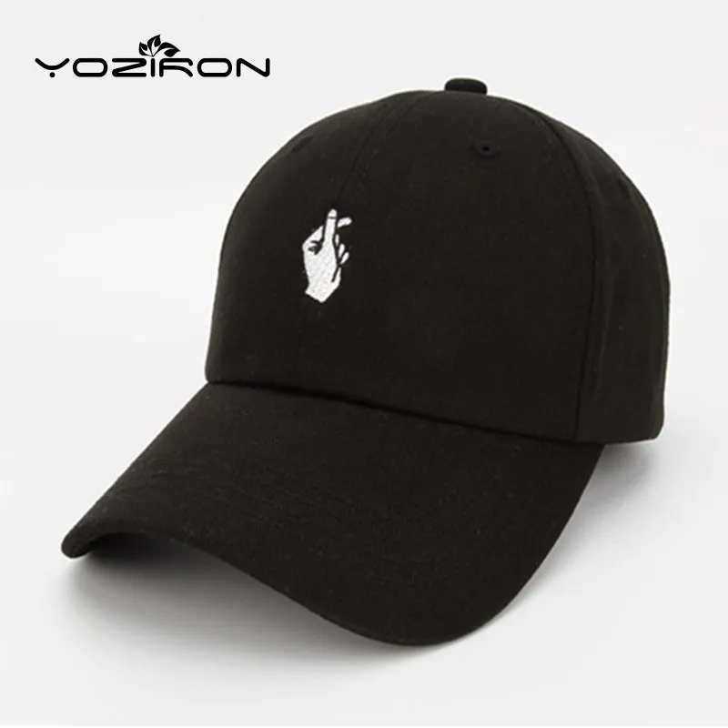 Fashion Cotton Hand Rose OK Love Gestures Finger Snapback Hats Caps Baseball Caps For Men Women Adjustable Adult Cap