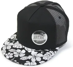Floral Hawaiian Cotton Twill Adjustable Snapback Baseball Caps