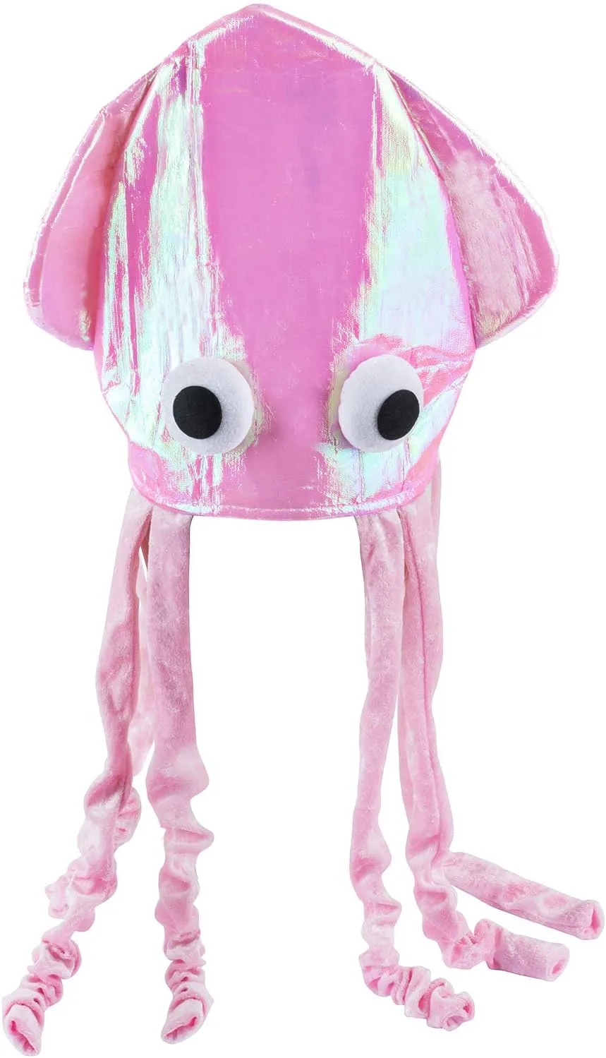 Funny Party Hats Squid Hat - Funny Fun and Crazy Hats in Many Styles