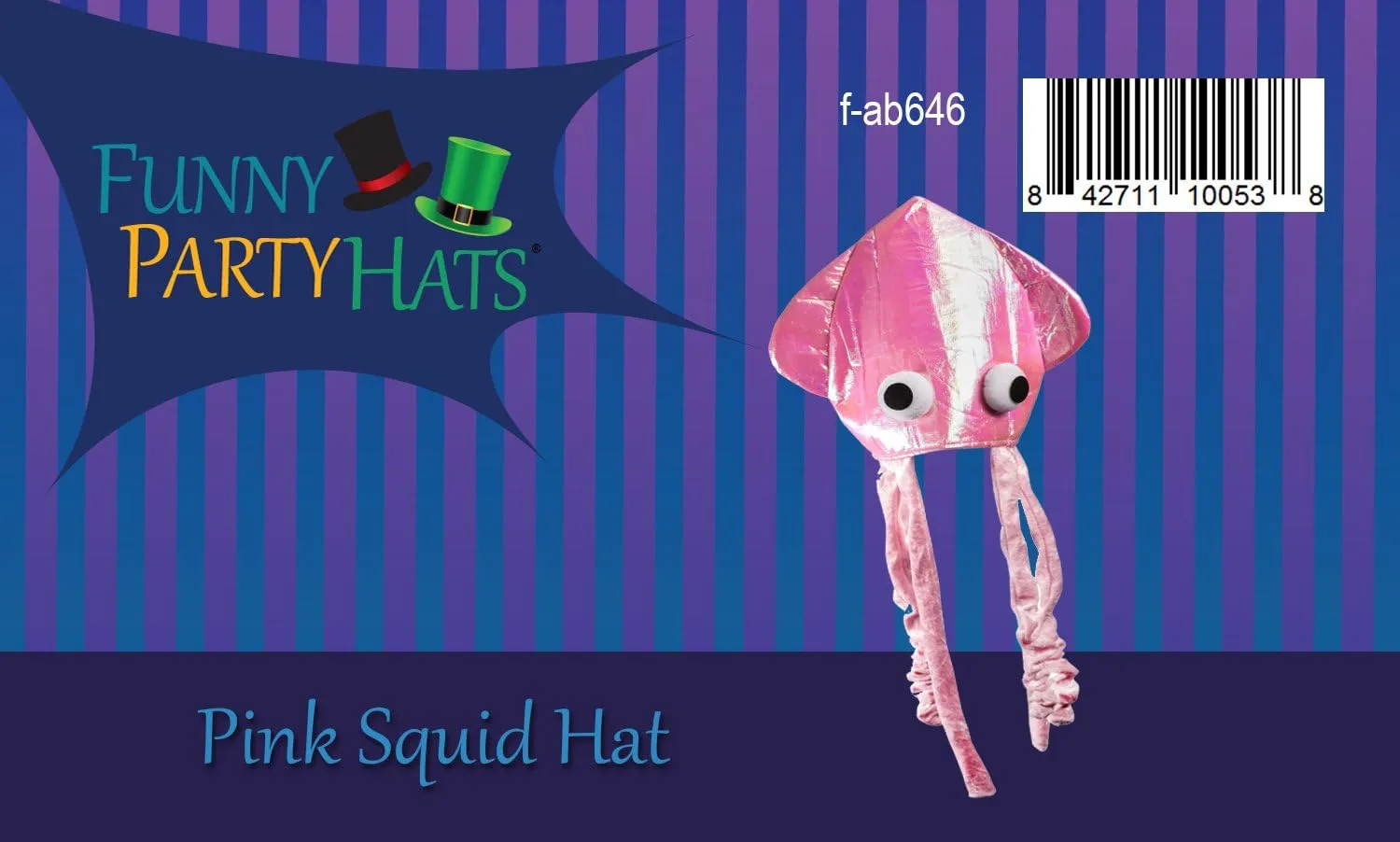 Funny Party Hats Squid Hat - Funny Fun and Crazy Hats in Many Styles
