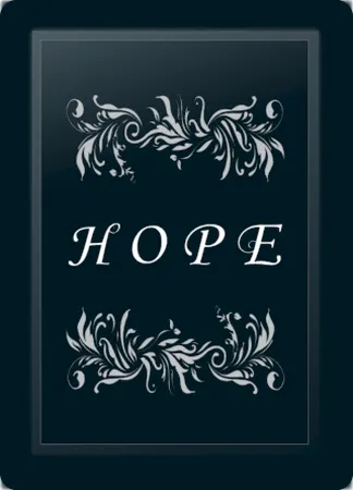 Hope Floral Horizontal Silver Logo Panel
