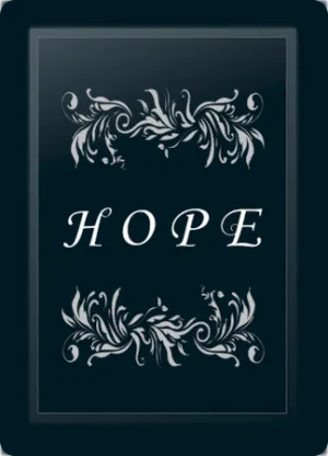 Hope Floral Horizontal Silver Logo Panel