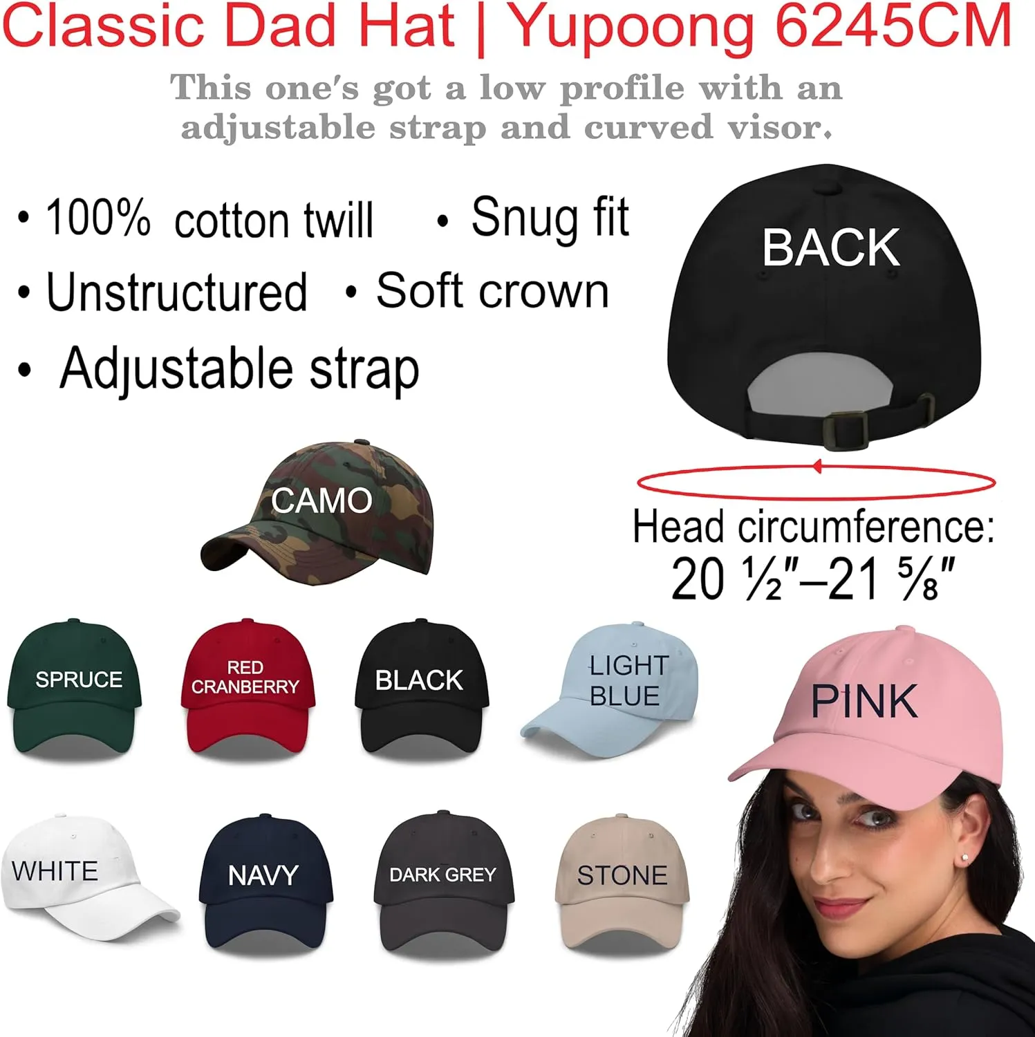 Hunny Bear Honey Bee Pooh Baseball Cap Dad Hat for Men Women