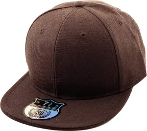 KBETHOS Original 6 Panel Flat Brim True-Fit Fitted Cap
