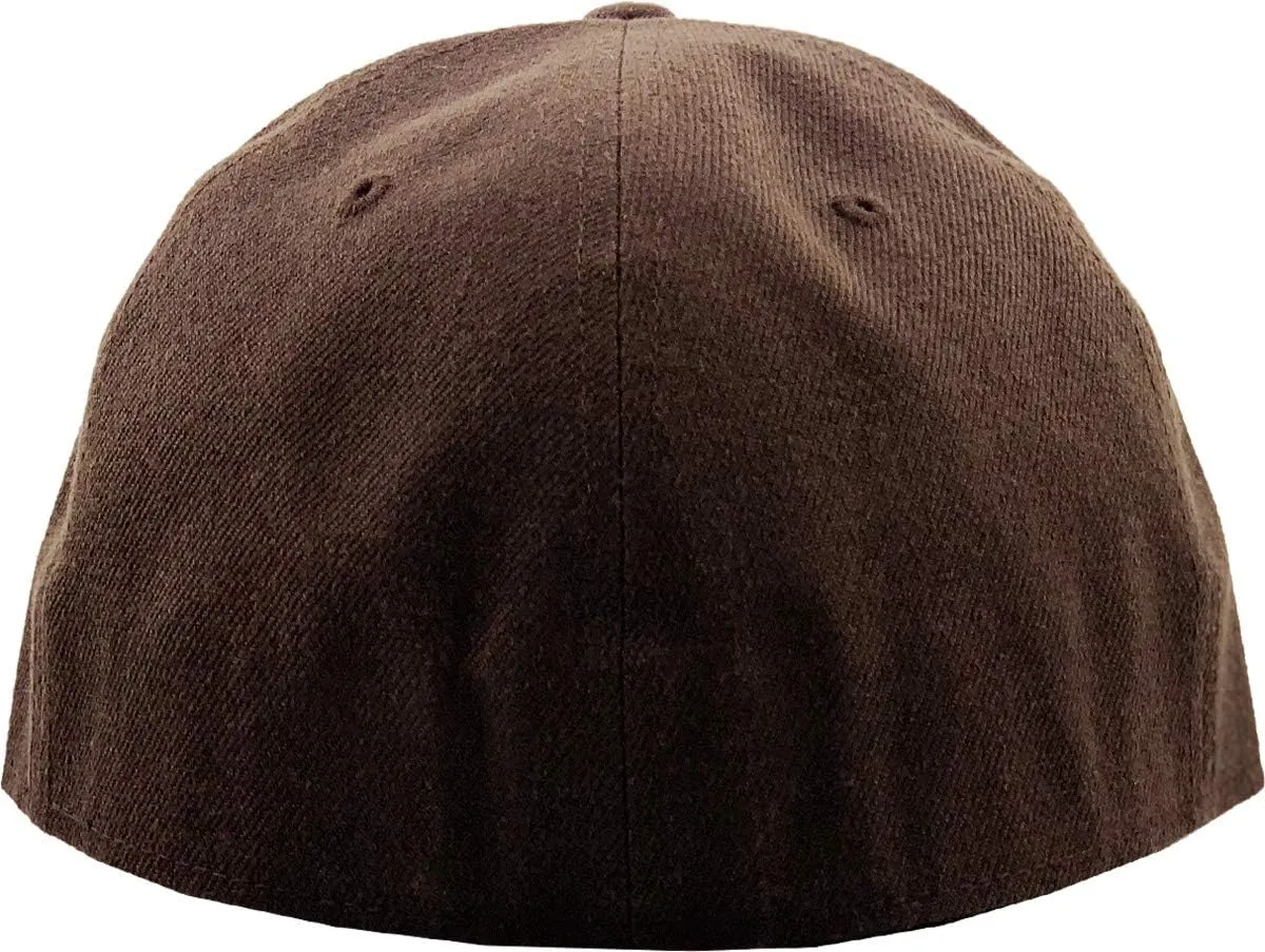 KBETHOS Original 6 Panel Flat Brim True-Fit Fitted Cap