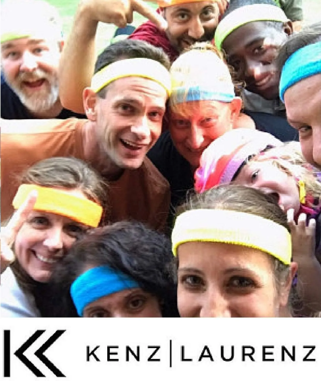 Kenz Laurenz Sweatband Set Cotton Sports Headband Terry Cloth Wristband Moisture Wicking Sweat Absorbing Head Band Athletic Exercise Basketball Wrist Sweatbands and Headbands