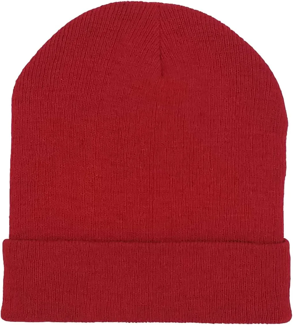 Kids Winter Beanies, 12 Pack Warm Cold Weather Hats Boys Girls Children