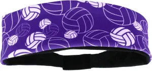 MadSportsStuff Crazy Volleyball Headband with Volleyball Logos