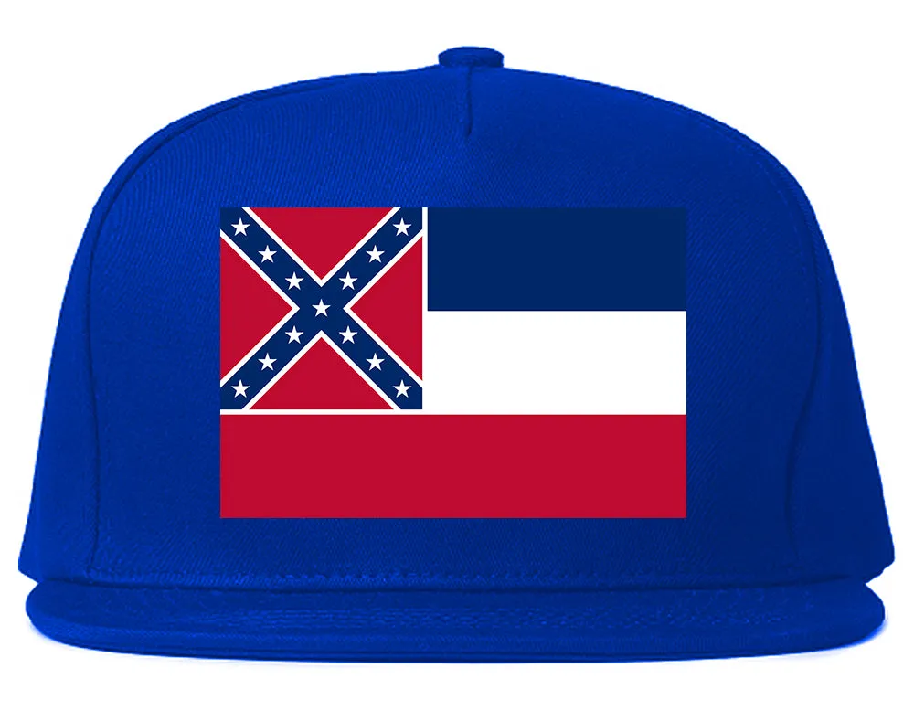 Mississippi State Flag MS Chest Mens Snapback Hat