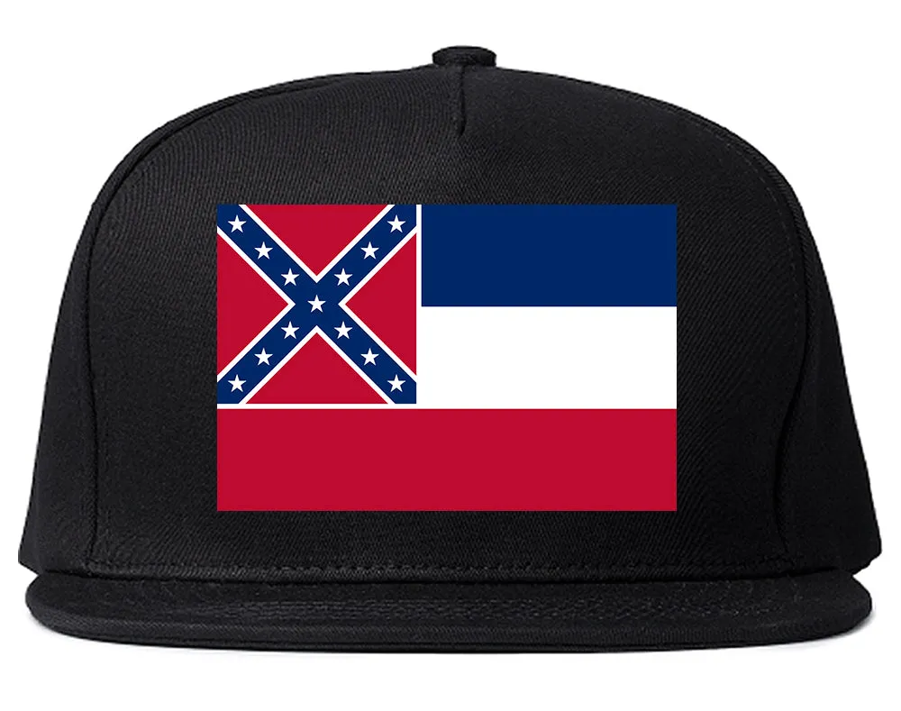 Mississippi State Flag MS Chest Mens Snapback Hat