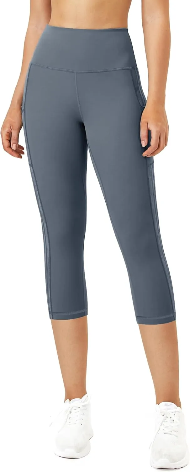 Neonysweets Women's Workout Leggings Phone Pocket Running Yoga Pants