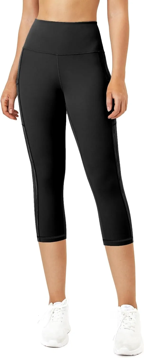 Neonysweets Women's Workout Leggings Phone Pocket Running Yoga Pants