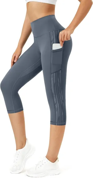 Neonysweets Women's Workout Leggings Phone Pocket Running Yoga Pants
