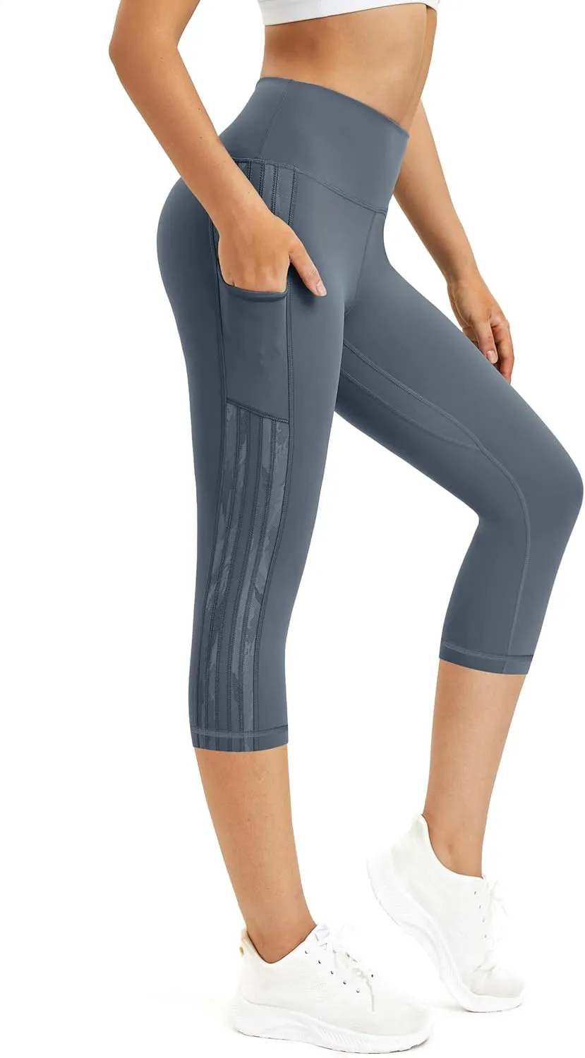 Neonysweets Women's Workout Leggings Phone Pocket Running Yoga Pants