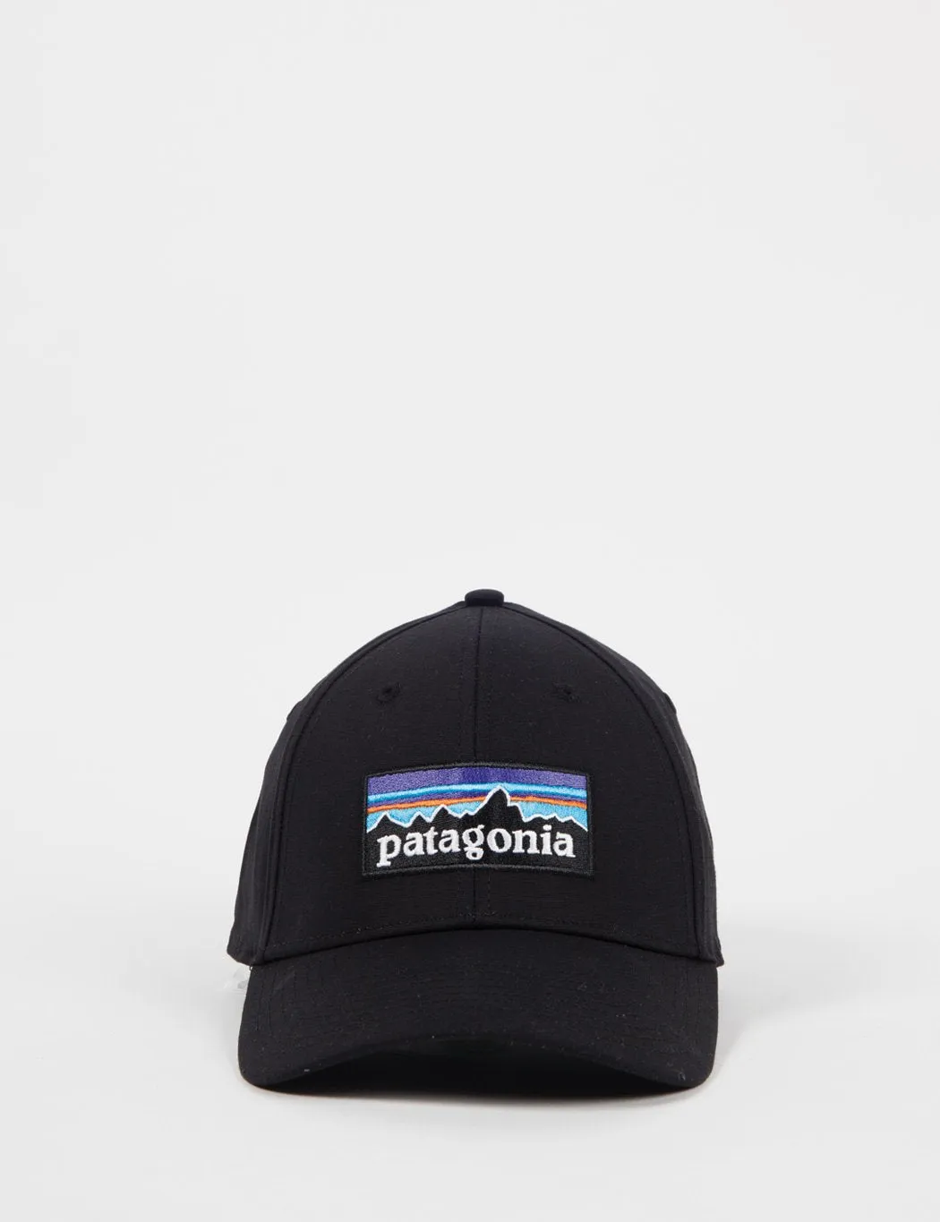 Patagonia P-6 Logo Stretch Fit Hat - Black