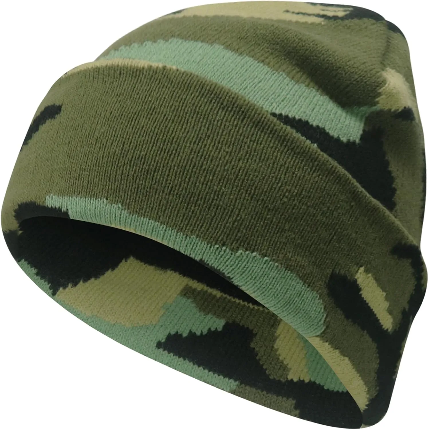 PFFY Beanie for Men Women Unisex Knit Cuffed Plain Winter Beanies Hats Skull Cap