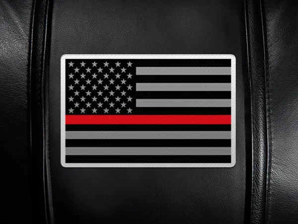 Red Line Flag Logo Panel