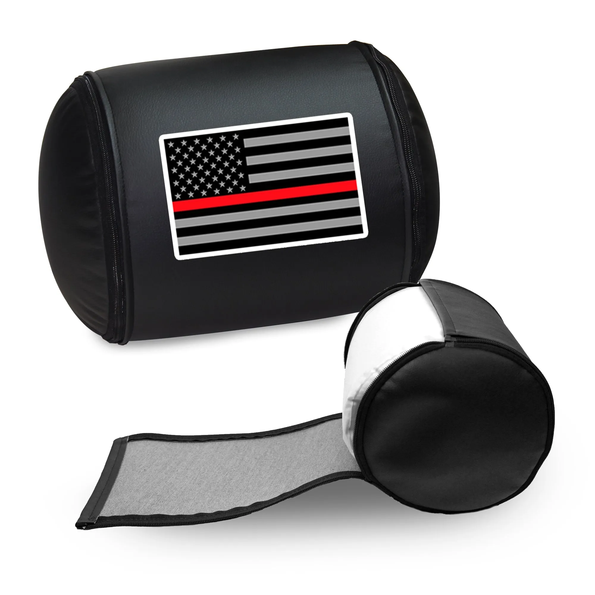 Red Line Flag Logo Panel