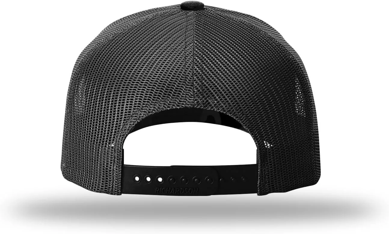 Richardson 112FP & 112PFP Classic Fit Five-Panel Adjustable Snapback Trucker Cap | OSFM | Bulk Packs Available