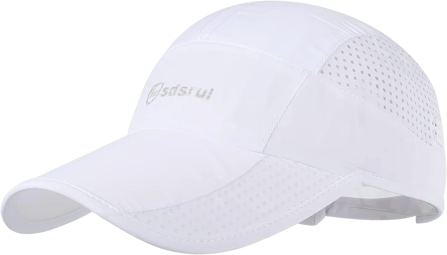 Running Hat Outdoor Quick Drying Baseball Cap Mesh Cool Workout Cap for Women and Men