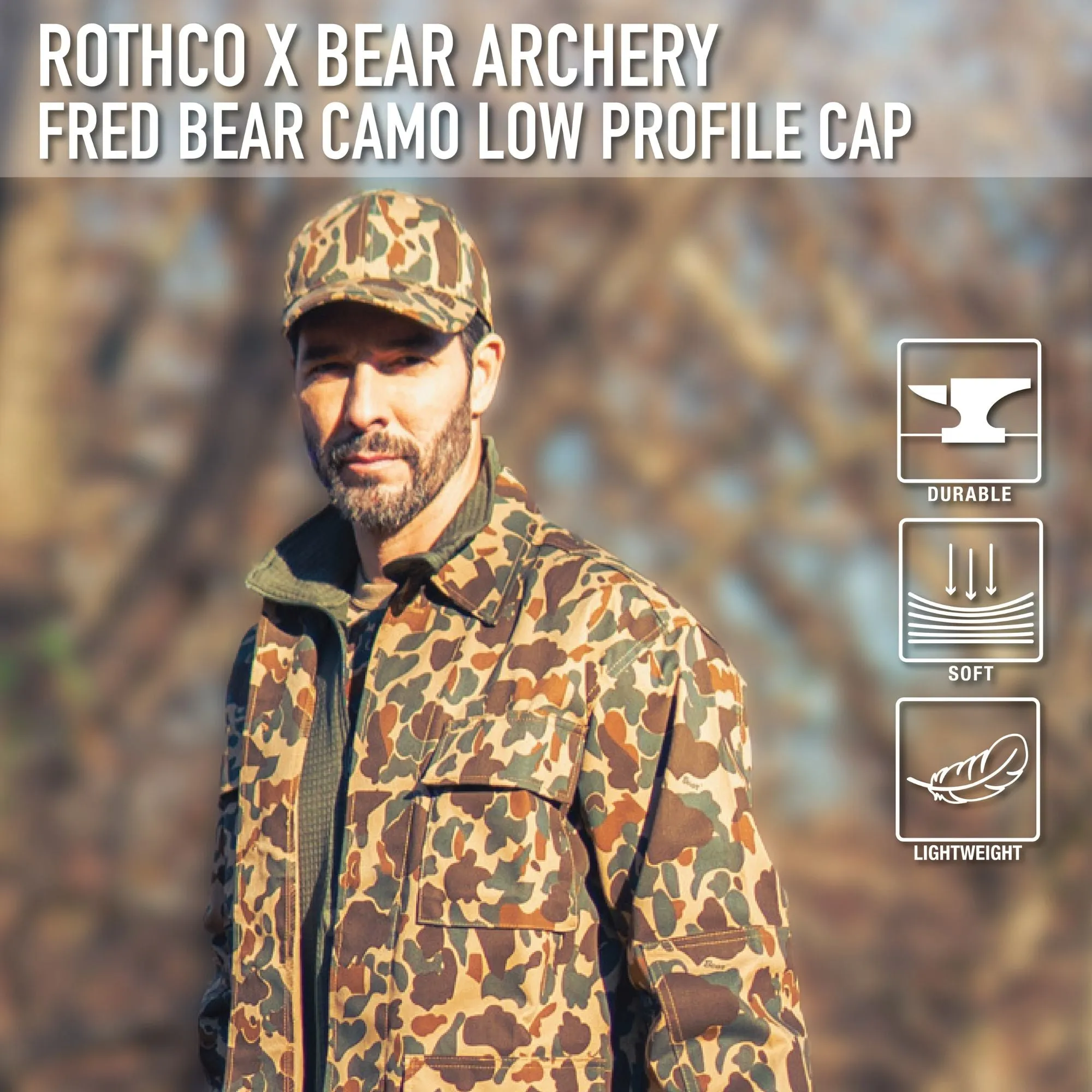 Sky Blue Camouflage - Military Low Profile Adjustable Baseball Cap