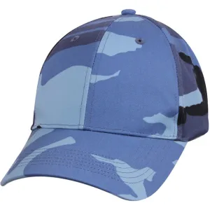 Sky Blue Camouflage - Military Low Profile Adjustable Baseball Cap