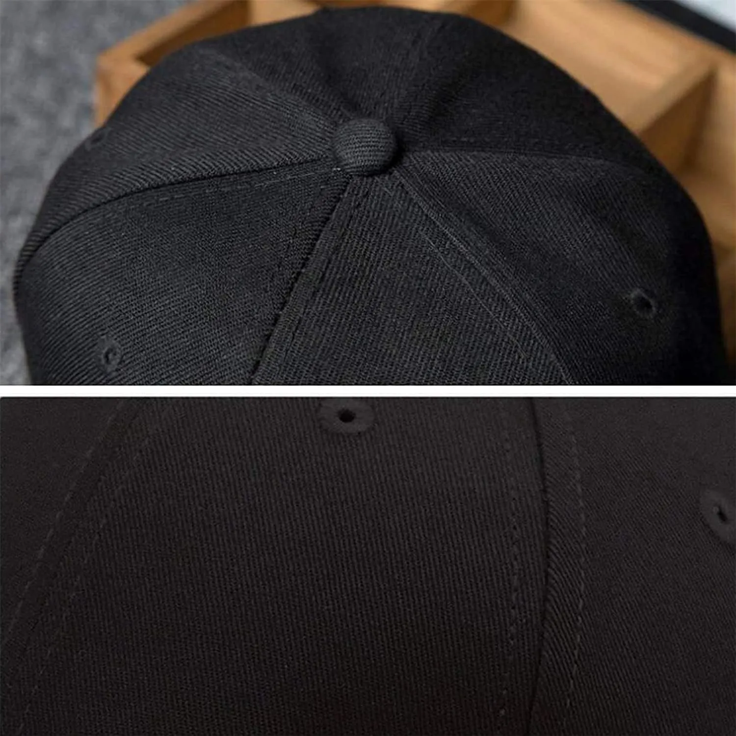 Snapback Hats for Men Flat Bill Black Adjustable Baseball Cap Trucker Hat for Dad American Flag Pirate Skull Caps Cool