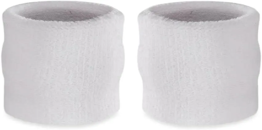 Suddora Kids Wrist Sweatbands - Athletic Cotton Terry Cloth Sports Wristbands for Kids (Pair)