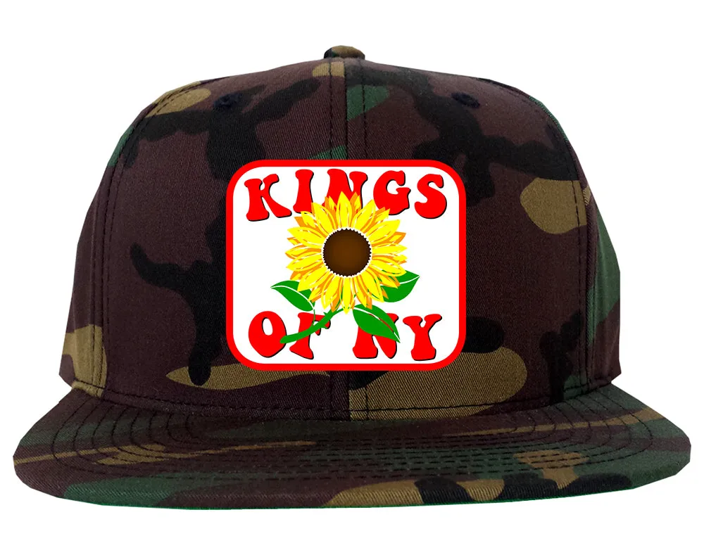 Sunflower Kings Of NY Mens Snapback Hat