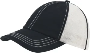 The Vintage Year Washed Cotton Unstructured Soft Mesh Adjustable Trucker Baseball Cap