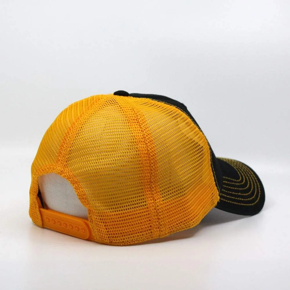 The Vintage Year Washed Cotton Unstructured Soft Mesh Adjustable Trucker Baseball Cap