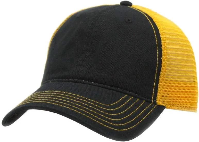 The Vintage Year Washed Cotton Unstructured Soft Mesh Adjustable Trucker Baseball Cap