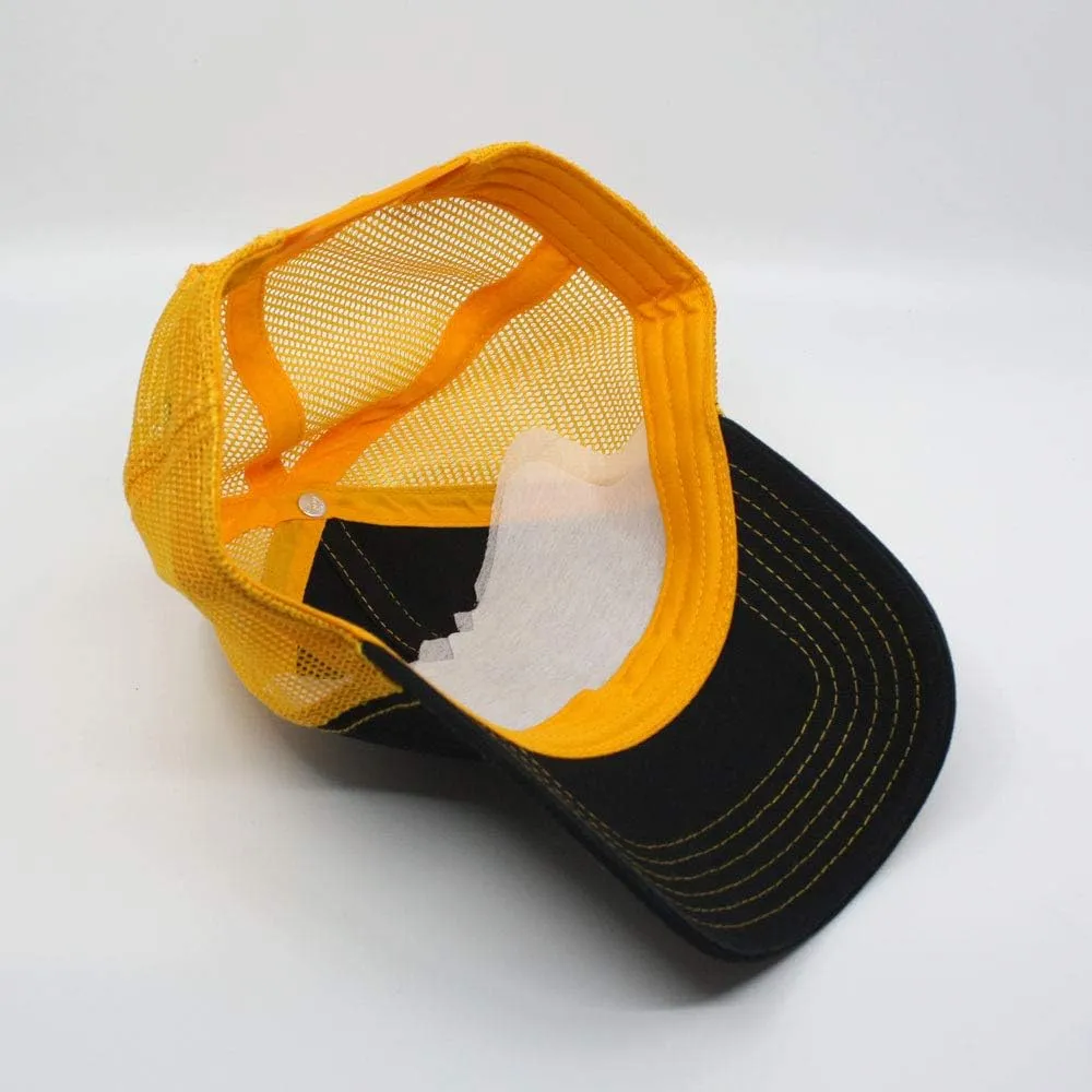The Vintage Year Washed Cotton Unstructured Soft Mesh Adjustable Trucker Baseball Cap