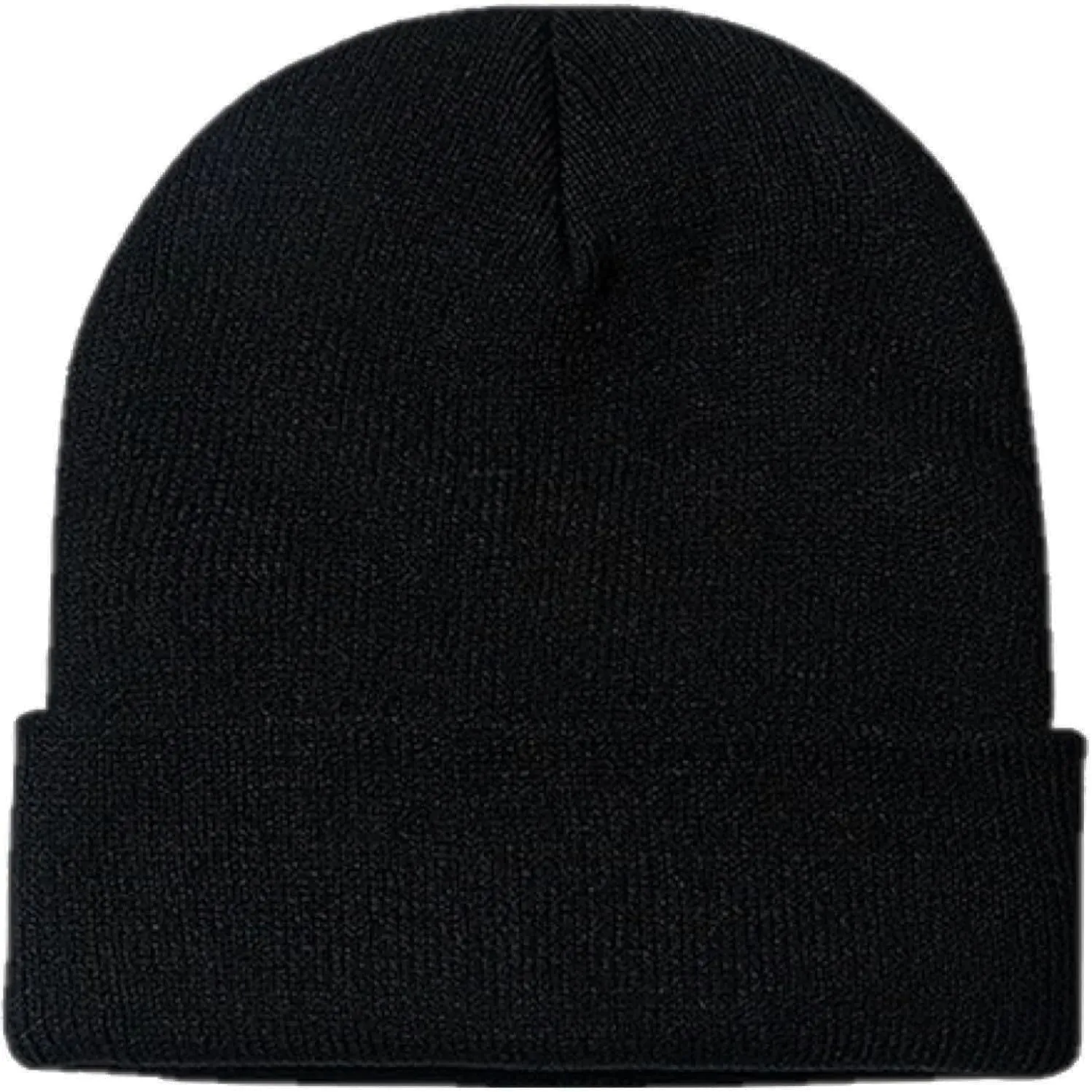 Unisex Solid Knit Cuffed Beanie - for Men and Women Daily Beanies Winter Warm Hat Skull Cap