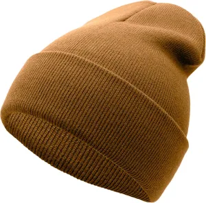 Unisex Solid Knit Cuffed Beanie - for Men and Women Daily Beanies Winter Warm Hat Skull Cap