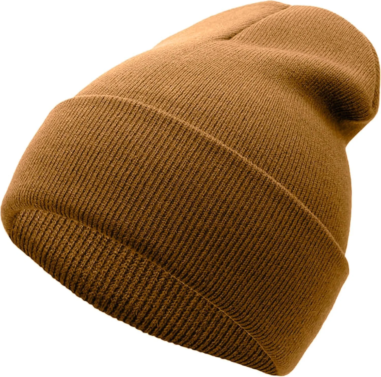 Unisex Solid Knit Cuffed Beanie - for Men and Women Daily Beanies Winter Warm Hat Skull Cap