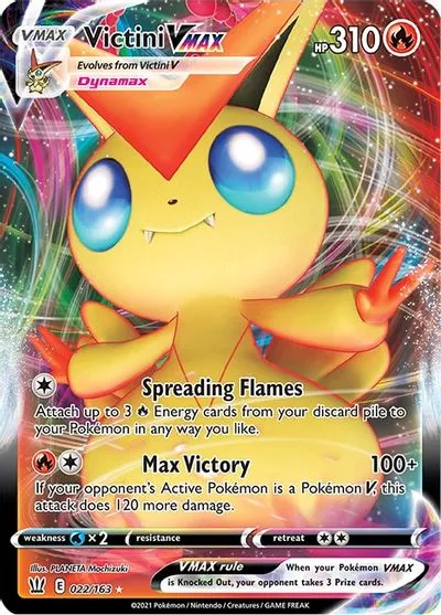 Victini VMAX SWSH05: Battle Styles # 022/163