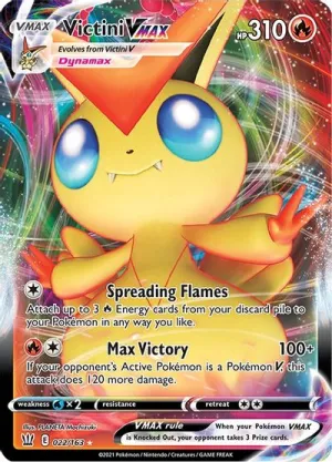 Victini VMAX SWSH05: Battle Styles # 022/163