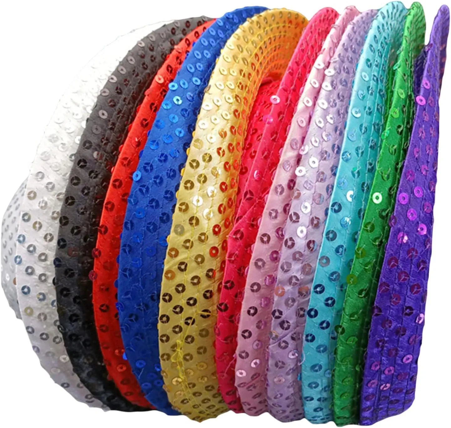 Western Sequin Fedora Hat for Men Women,Bling Dance Hats,Vintage Hip Hop Jazz Hat,Christmas Halloween Rave Party Hat