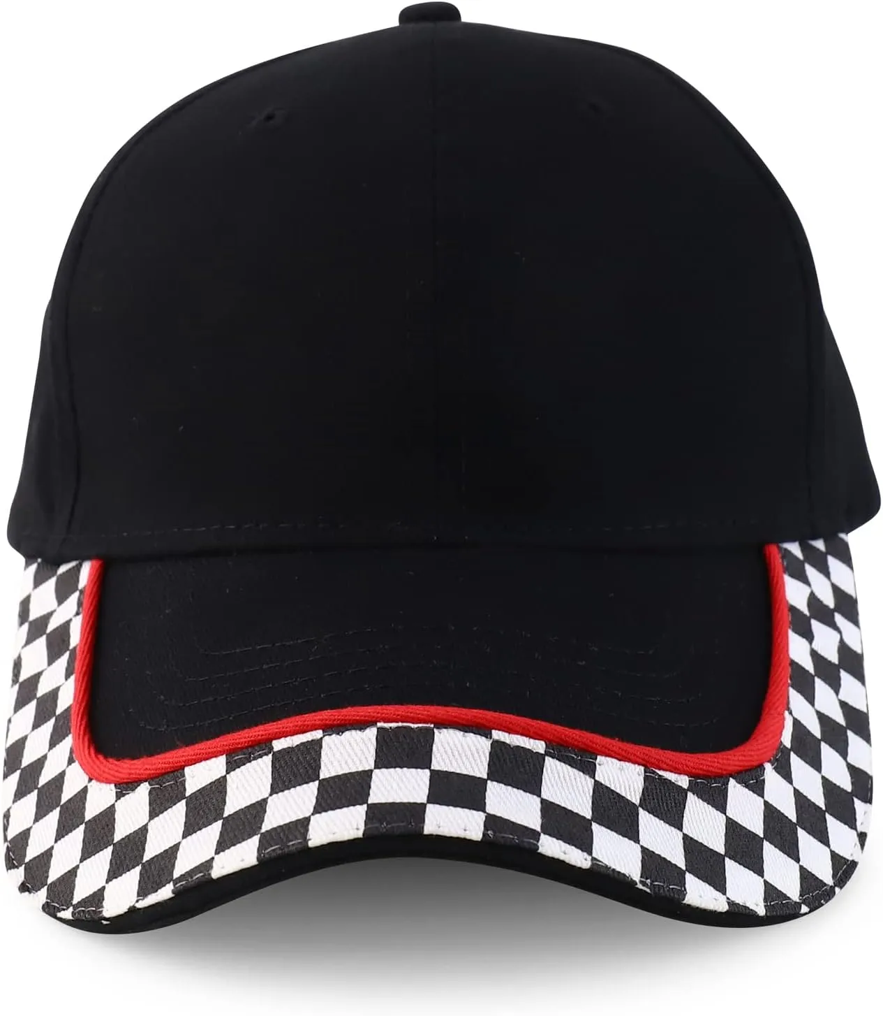 Youth Size Racing Flag Theme Cotton Baseball Cap