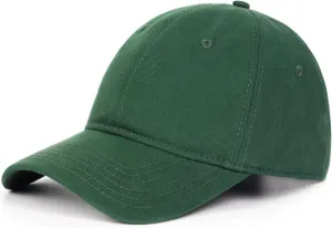 Zylioo Oversize XXL 100% Cotton Baseball Cap,Large Baseball Hat for Big Heads 23.5"-25.5",Adjustable Plain Dad Cap